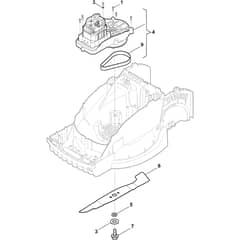 14E - 2014-2020 - 294340067/AT4 - Atco Rotary Mower Blade Diagram