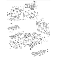 14H36H - 2007 - 13-2685-12 - Mountfield Ride On Mower Chassis Diagram