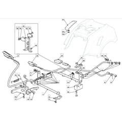 14H36H - 2007 - 299964483/MOF - Mountfield Ride On Mower Controls Diagram