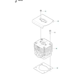 Husqvarna 150 BF Cylinder