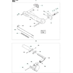 Husqvarna 150 BF Handle & Controls
