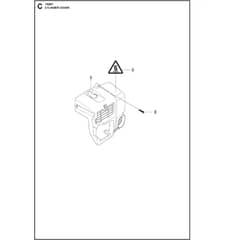 Husqvarna 150 BT 2007-2021 Cylinder Cover