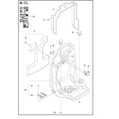 Husqvarna 150 BT 2007-2021 Frame