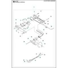 Husqvarna 150 BT 2007-2021 Handle & Controls 3