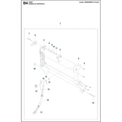 Husqvarna 150 BT 2007-2021 Handle & Controls 4