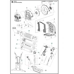 Husqvarna 150 BT 2021 and up Blower Housing