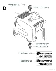Husqvarna 152RB - 2000-5 - Crankcase