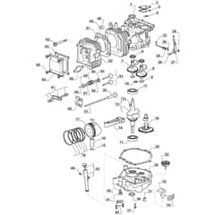 1530H - 2020-2021 - 2T2120483/M20 - Mountfield Ride On Mower Engine Cylinder Diagram