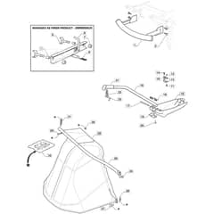 1530H - 2020-2021 - 2T2120483/M20 - Mountfield Ride On Mower Options Diagram