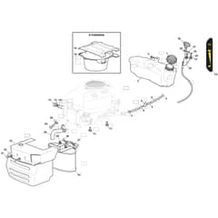 1530M - 2020 - 2T2020483/M20 - Mountfield Ride On Mower Engine Diagram