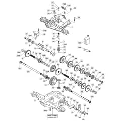 1530M - 2020 - 2T2020483/M20 - Mountfield Ride On Mower Peerless Transmission Diagram