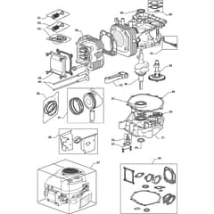 1538H - 2008 - 299968433/M08 - Mountfield Ride On Mower Engine - ST. TRE0701 Diagram