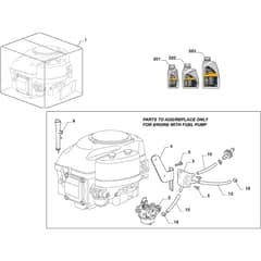 1538H-SD - 2024-2025 - 2T0620483/M25 - Mountfield Ride On Mower Fuel Pump Diagram