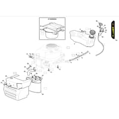 1538M - 2016-2019 - 2T2520483/M16 - Mountfield Ride On Mower Engine Diagram