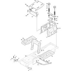 1538M-SD - 2024-2025 - 2T0510483/M25 - Mountfield Ride On Mower Frame Diagram