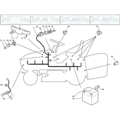 1540H - 2008 - 299931483/UMT - Mountfield Ride On Mower Electric Equipment Diagram