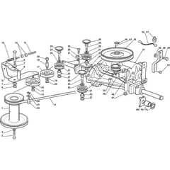 1540M - 2008 - 299911483/UM8 - Mountfield Ride On Mower Transmission Diagram