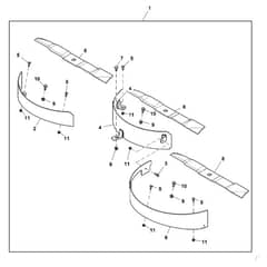 John Deere 1550 - PC12157 - Mulch Kit (070000 - ) - ST1017086