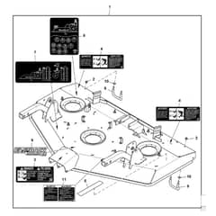 John Deere 1550 - PC12157 - Mower Deck - ST1017367