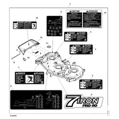 John Deere 1550 - PC12157 - Mower Deck - ST1018186