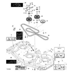 John Deere 1550 - PC12157 - Belt Idlers (070001 - ) - ST1026731