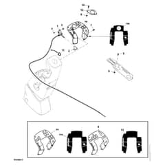 John Deere 1550 - PC12157 - Throttle Control - ST1041225