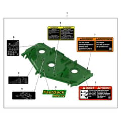 John Deere 1550 - PC12157 - Mower Deck (090001 - ) - ST1065208