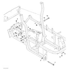John Deere 1550 - PC12157 - Frame Mountings - ST774199