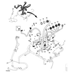 John Deere 1550 - PC12157 - Chassis Wiring (2/2) ( - 080000) - ST784234