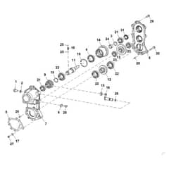John Deere 1550 - PC12157 - Gearbox Assembly - ST786899
