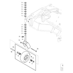 John Deere 1550 - PC12157 - Caster Wheels ( - 100000) - ST850195
