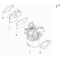 155 - Bertolini Tiller Carburettor Diagram