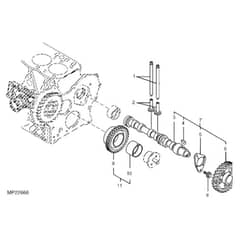 John Deere 1565 - PC10341 - Camshaft ( - 030000) - ST451922