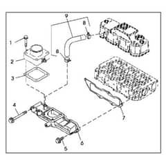 John Deere 1565 - PC10341 - Intake Manifold (070001 - ) - ST451989