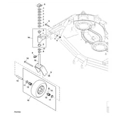 John Deere 1570 - PC12158 - Caster Wheels (070001 - ) - ST1027028