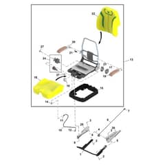 John Deere 1570 - PC12158 - Seat Kit - ST1064253