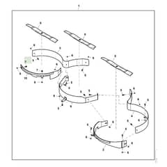 John Deere 1570 - PC12158 - Mulch Kit (100001 - ) - ST1064832