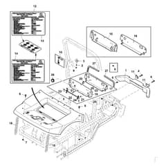 John Deere 1570 - PC12158 - Panel - ST776119