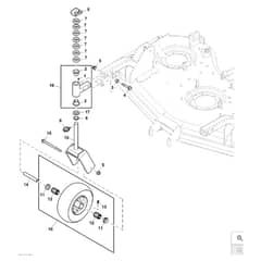 John Deere 1570 - PC12158 - Caster Wheel - ST786037