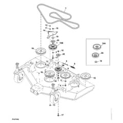 John Deere 1570 - PC12158 - Mower Drive - ST786172