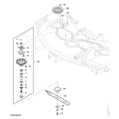 John Deere 1570 - PC12158 - Blade ( - 030000) - ST786242