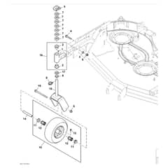 John Deere 1570 - PC12158 - Caster Wheel - ST786319