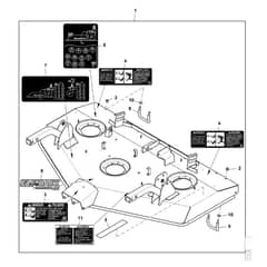 John Deere 1570 - PC12158 - Mower Deck - ST786452