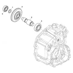John Deere 1570 - PC12158 - Reduction Shaft - ST786483