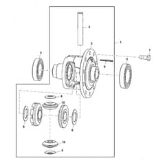 John Deere 1570 - PC12158 - Differential Gear - ST786484