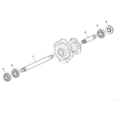 John Deere 1570 - PC12158 - Rear Shaft - ST786859