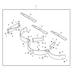 John Deere 1570 - PC12158 - Mulch Kit - ST787390