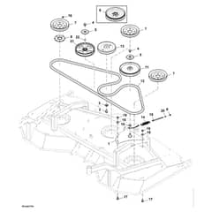 John Deere 1570 - PC12158 - Belt Idlers ( - 090000) - ST801240