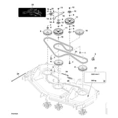 John Deere 1575 - PC12159 - Mower Drive (070001 - ) - ST1027033