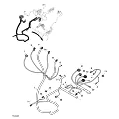John Deere 1575 - PC12159 - Chassis Wiring (2/3) (070001 - ) - ST1040856